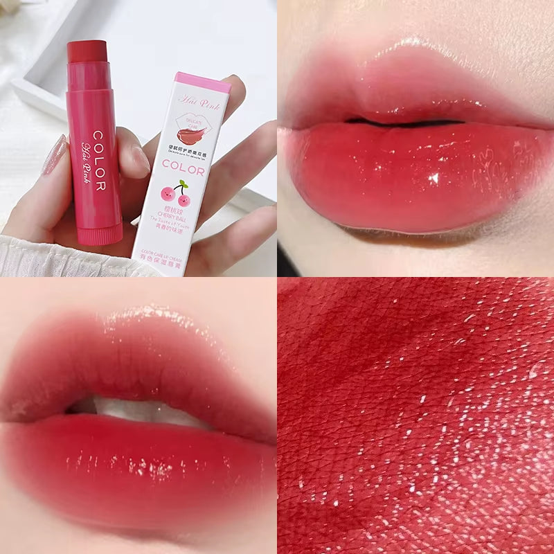 1/3PC Moisturizing Lip Balm Lipstick Makeup Long Lasting Anti-Drying Hydration Nourish Lip Balm Lip Tint Korean Makeup Lip Care
