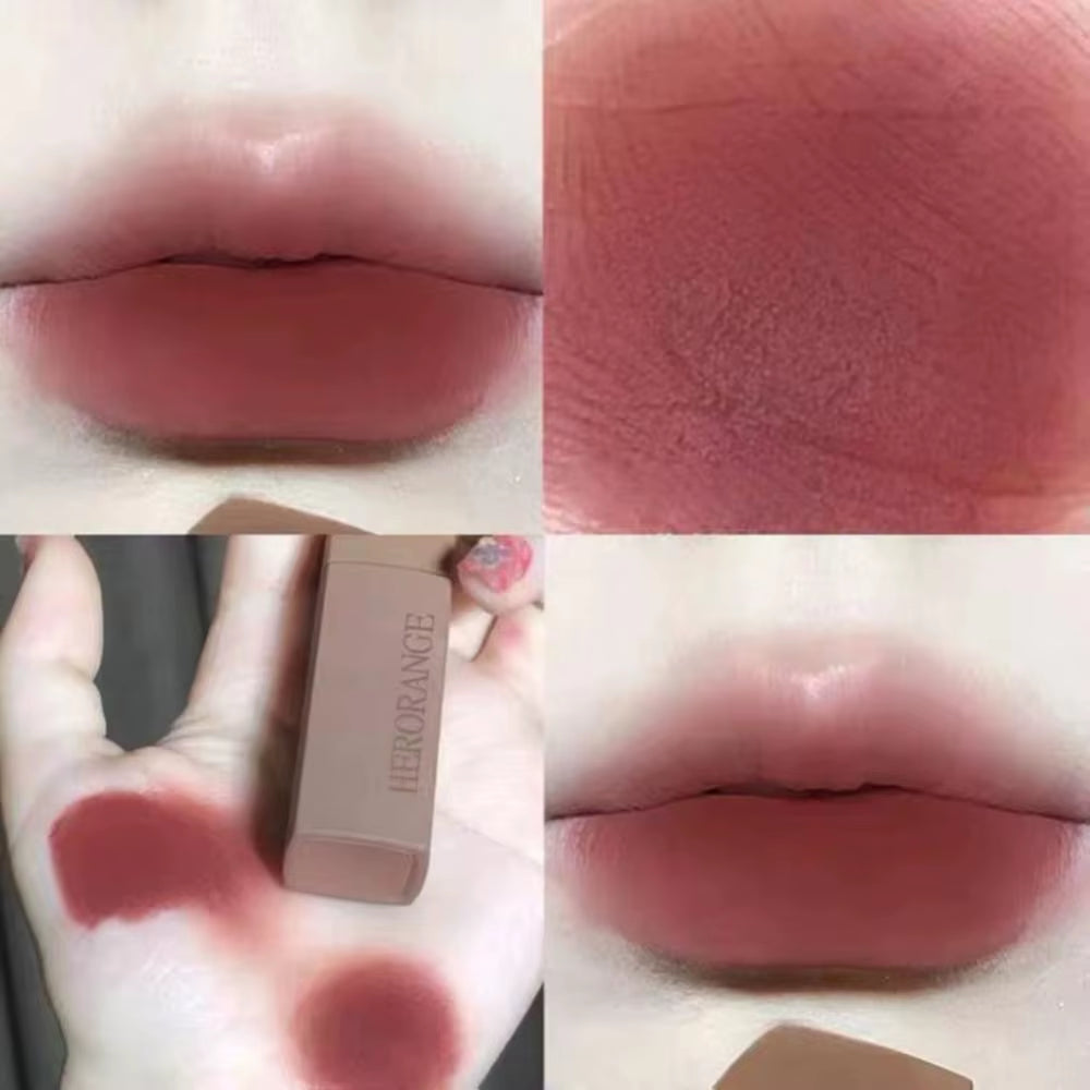 Powder Fog Fluffy Lipstick Lip Mud Hot Moisturizing Waterproof Sustained Air Lip Glaze Frosted Lip Gloss Korean Makeup Cosmetics