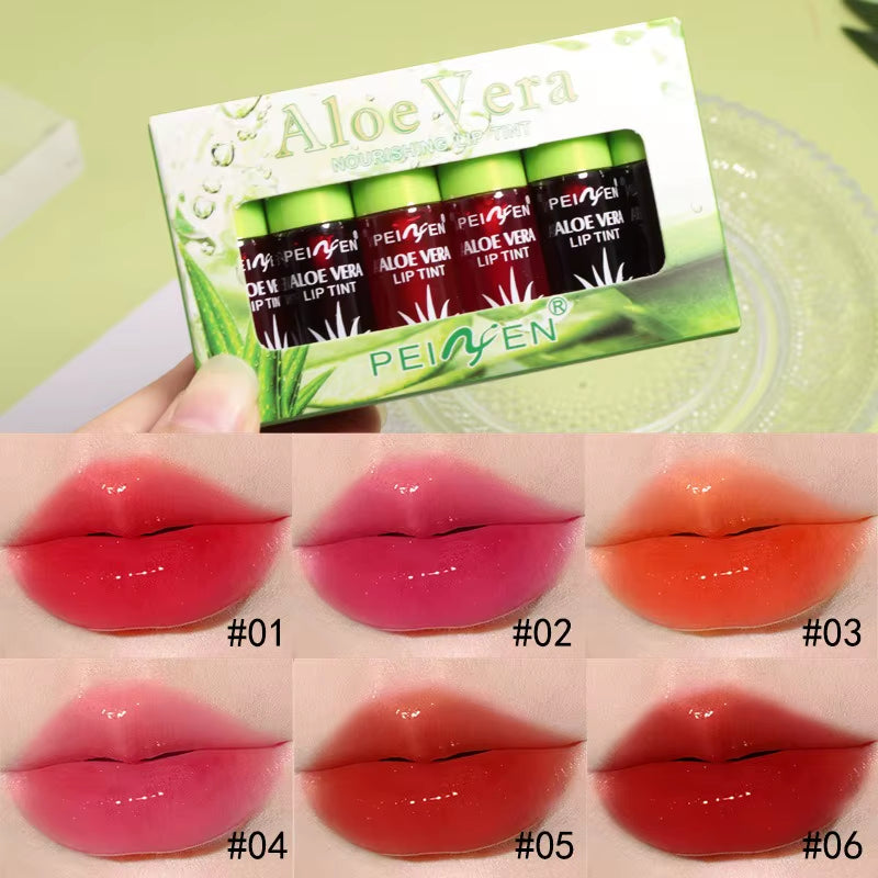 6PCS Moisturizing Lip Gloss Transparent Lip Oil Sexy Hydrating Lip Lip Cosmetics for Make up Liquid Lipstick Lips Cosmetics Gift