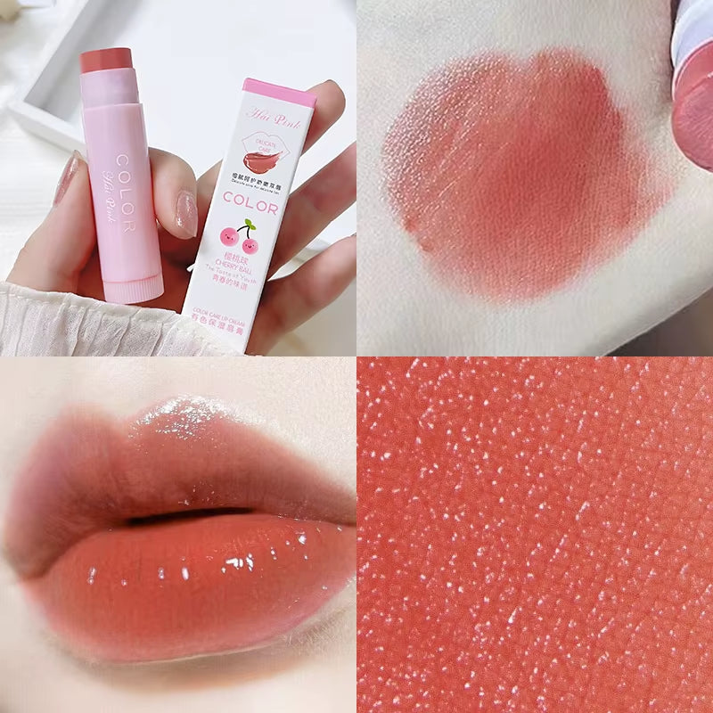 1/3PC Moisturizing Lip Balm Lipstick Makeup Long Lasting Anti-Drying Hydration Nourish Lip Balm Lip Tint Korean Makeup Lip Care