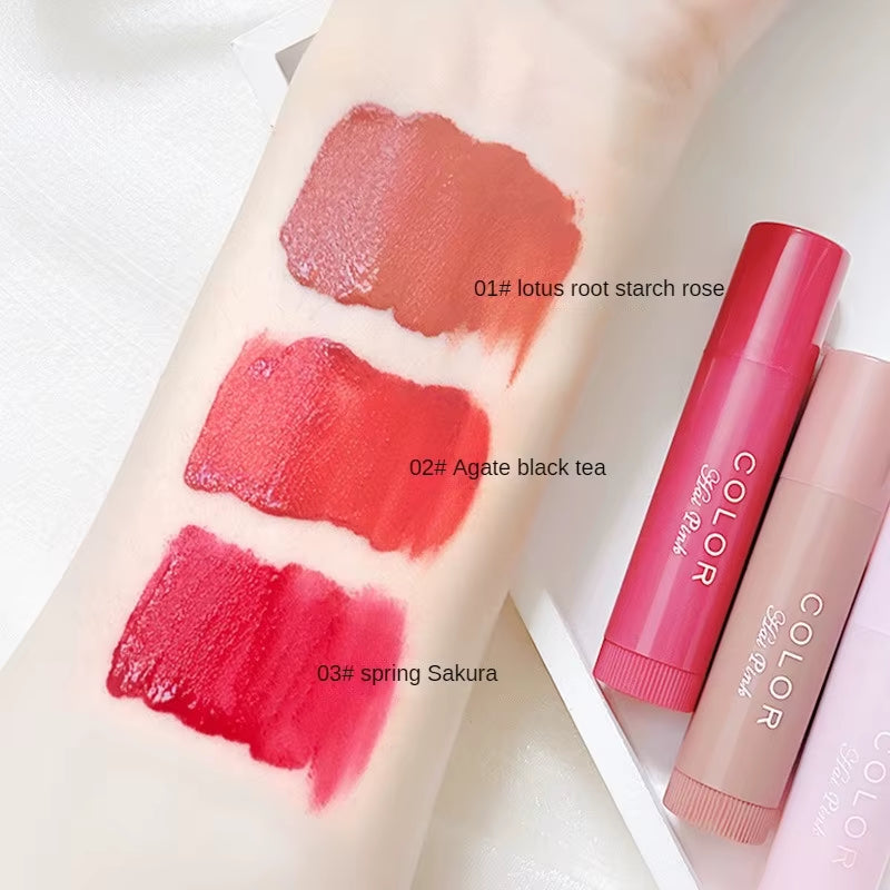 1/3PC Moisturizing Lip Balm Lipstick Makeup Long Lasting Anti-Drying Hydration Nourish Lip Balm Lip Tint Korean Makeup Lip Care