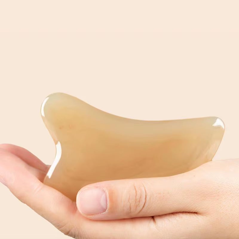 Gua Sha Stone Guasha Stone Facial Skin Care Comfortable Smooth Elegant Skin Care Gua Sha Massage Tool for Face Eyes and Neck