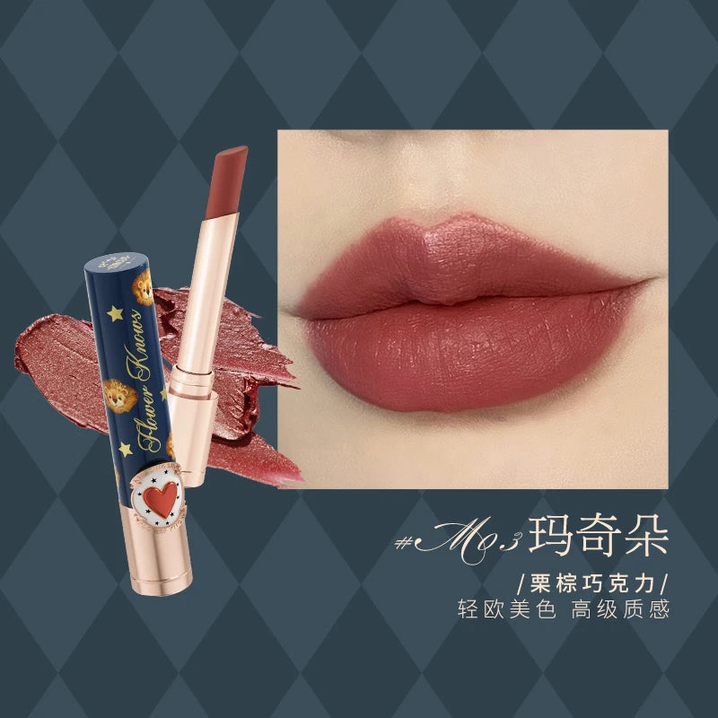 Flower Knows Circus Lipstick Velvet Moisture Matte Finish Waterproof Lip Stick Korean Makeup Lipgloss
