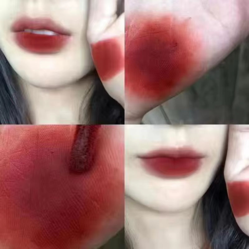 Powder Fog Fluffy Lipstick Lip Mud Hot Moisturizing Waterproof Sustained Air Lip Glaze Frosted Lip Gloss Korean Makeup Cosmetics
