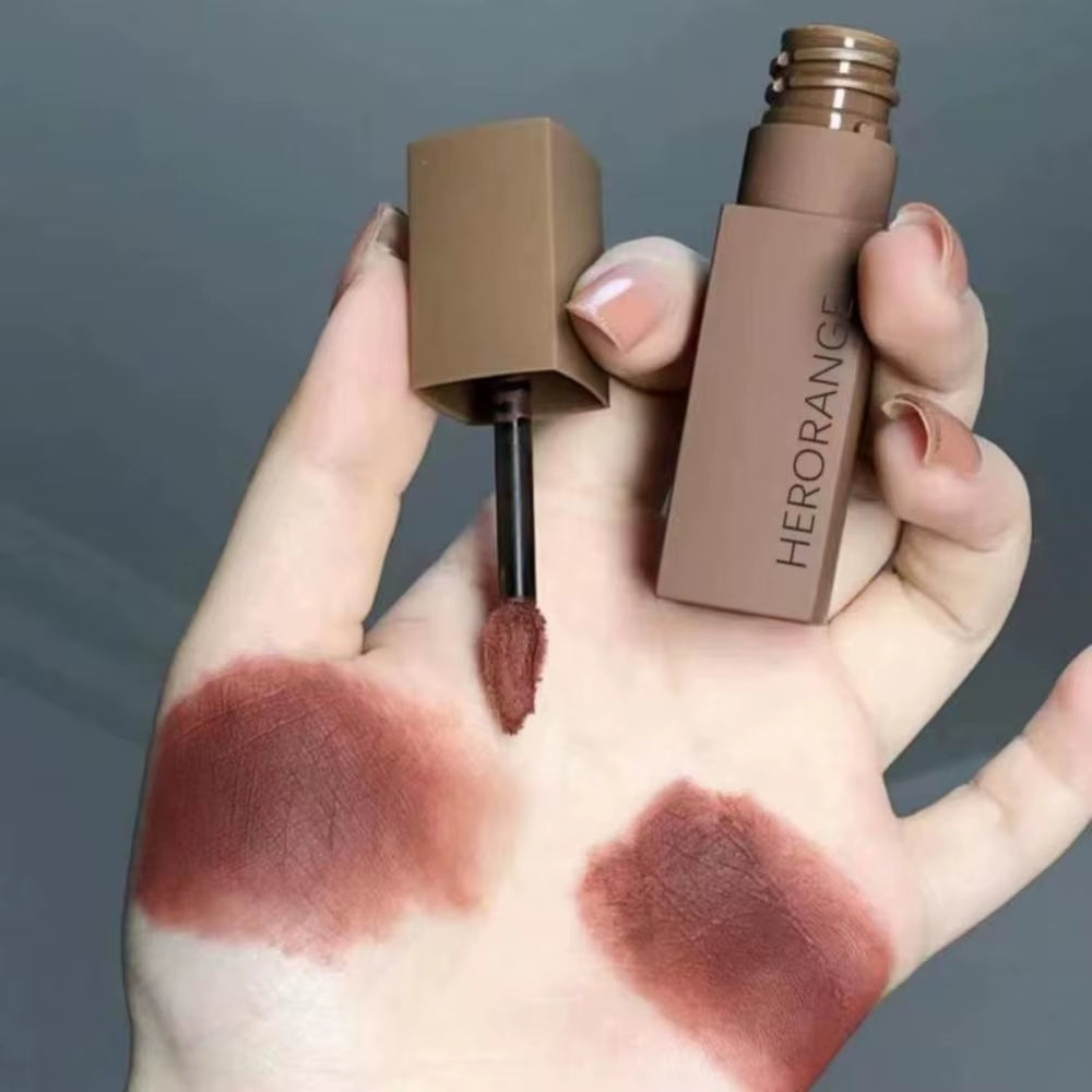 Powder Fog Fluffy Lipstick Lip Mud Hot Moisturizing Waterproof Sustained Air Lip Glaze Frosted Lip Gloss Korean Makeup Cosmetics