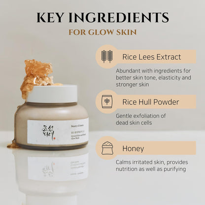 Ground Rice and Honey Glow Mask 150Ml