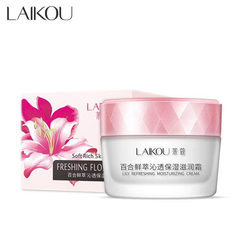 LAIKOU Skin Care Face Cream Tender Moisturizing Nourishing Brightening Hyaluronic Acid Facial Cream Korean Skin Care Cosmetic