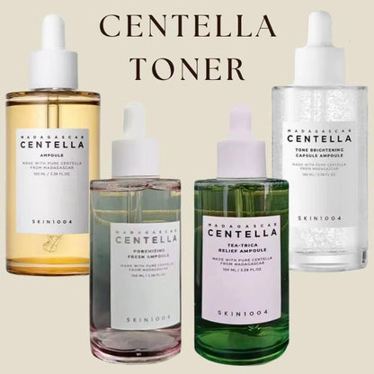 Centella Asiatica Toner Serum - Moisturizing Ampoule Essence for Sensitive Skin and Acne Treatment - Korean Skincare Lotion