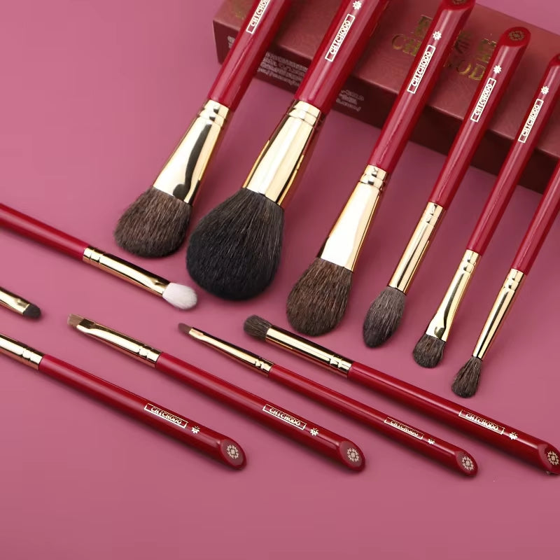 CHICHODO Professional Luxury Makeup Brush Set - Premium Soft Animal Hair Cosmetics Tools