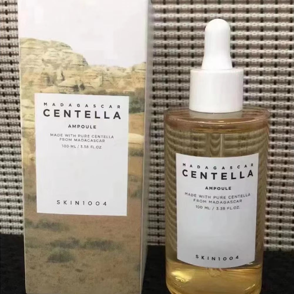 Centella Asiatica Essence Ampoule from Madagascar - Moisturizing and Soothing Formula for Dryness Relief and Skin Brightening