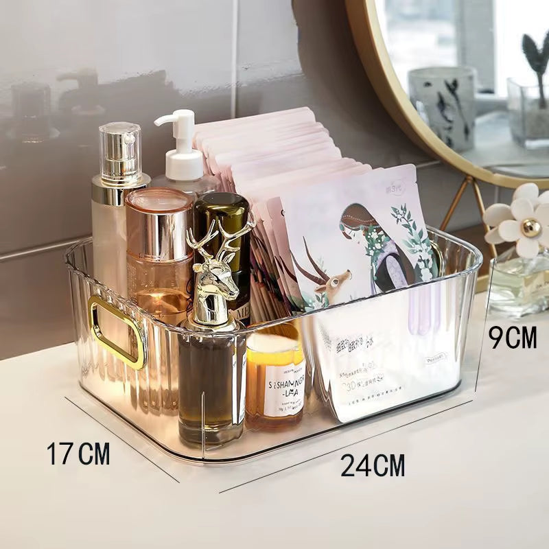 Desktop Cosmetics Storage Box, Desktop Cosmetics Storage Box, Clothing, Miscellaneous Items, Coffee Table, Snacks Storage Basket