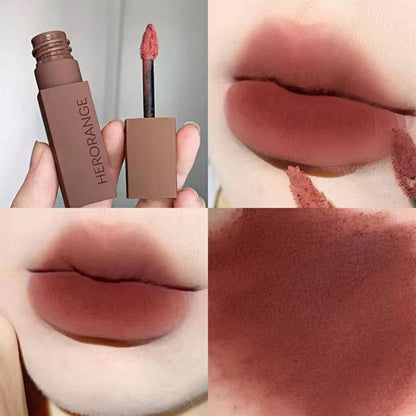 Powder Fog Fluffy Lipstick Lip Mud Hot Moisturizing Waterproof Sustained Air Lip Glaze Frosted Lip Gloss Korean Makeup Cosmetics